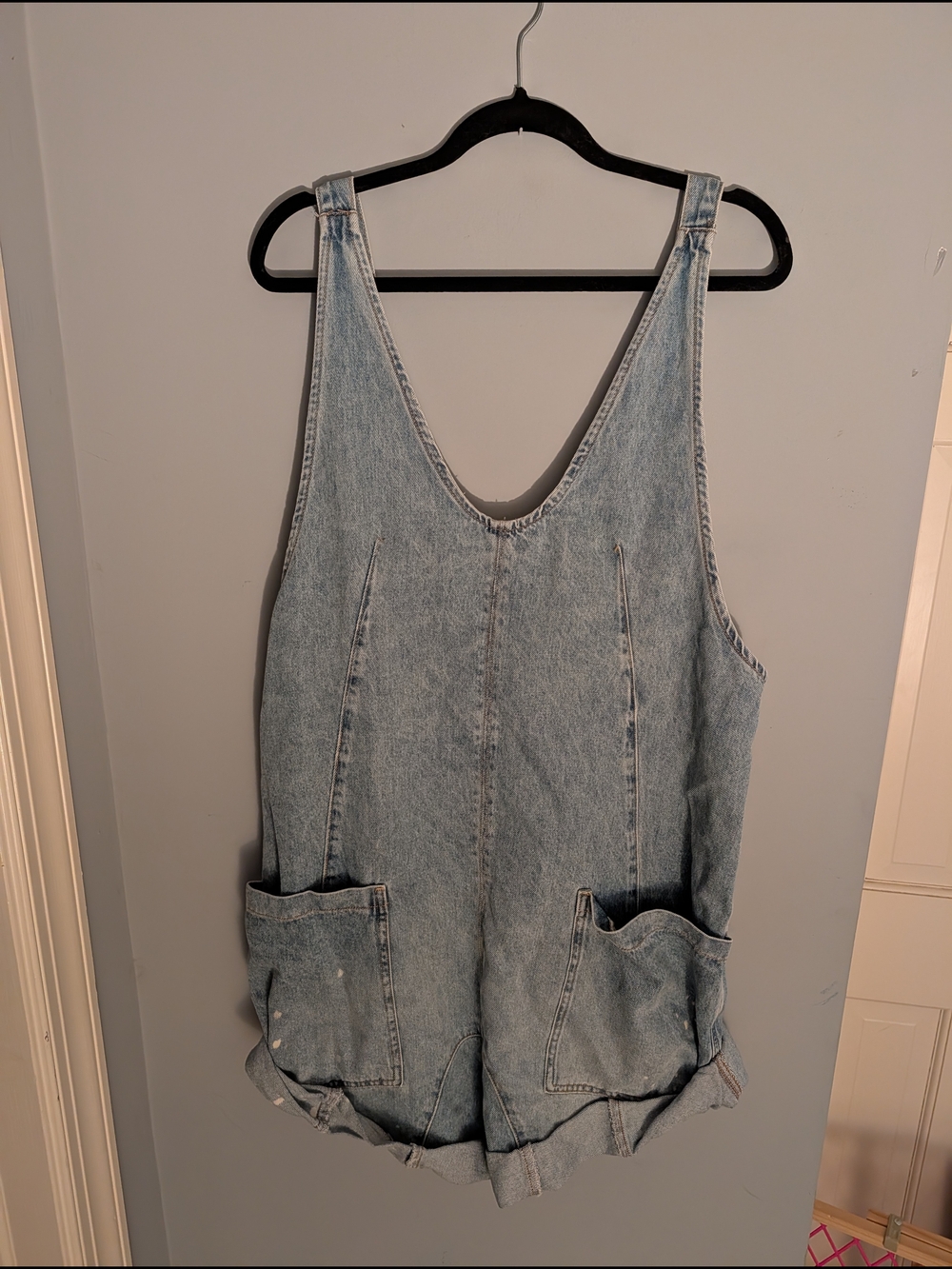 Free People We The Free High Roller denim shortall